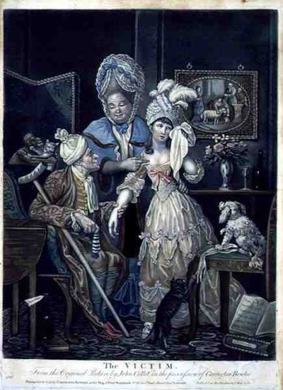 La Vittima, pub. da Carington Bowles (fl.1744-93) da John (after) Collet