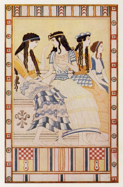 Dame della corte minoica da John (after) Duncan