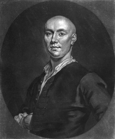 Mr John Broughton, inciso da J. Faber il Giovane da John (after) Ellys