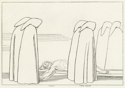 Ipocriti, Inferno, Canto 23 (incisione) da John (after) Flaxman
