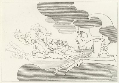 Limbo, Purgatorio, Canto 7 da John (after) Flaxman