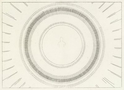 La Visione Beatifica, Paradiso, Canto 33 (incisione) da John (after) Flaxman