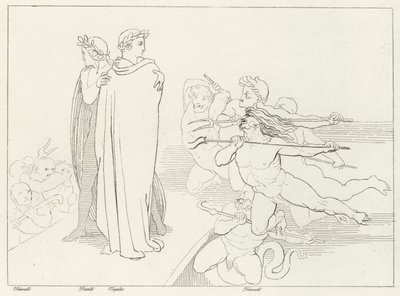 Il Ponte, Inferno, Canto 21 (incisione) da John (after) Flaxman