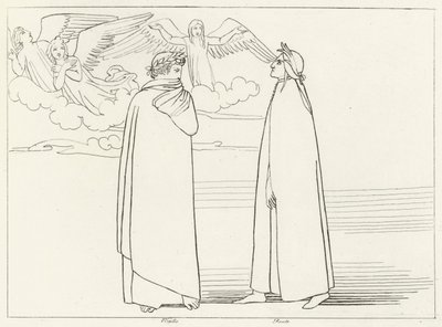 Il Coro, Purgatorio, Canto 17 (incisione) da John (after) Flaxman