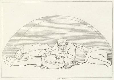 La Morte di Ugolino, Inferno, Canto 33 (incisione) da John (after) Flaxman