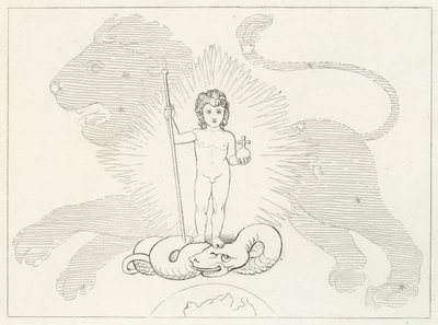 Il Salvatore Infante, Paradiso, Canto 16 da John (after) Flaxman