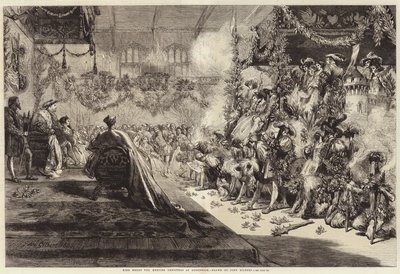 Re Enrico VIII che celebra il Natale a Greenwich da John (after) Gilbert