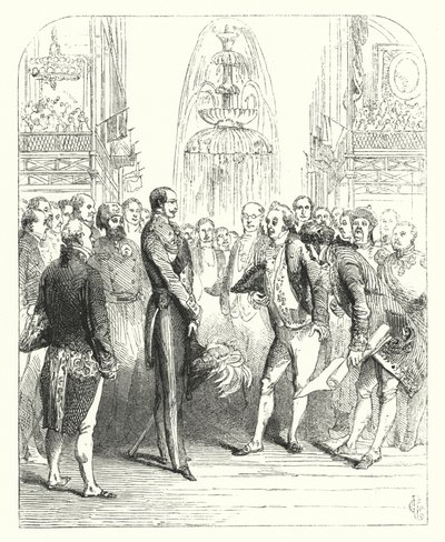 Il principe Alberto e i Commissari Reali alla Grande Esposizione del 1851, Crystal Palace, Hyde Park, Londra (incisione) da John (after) Gilbert