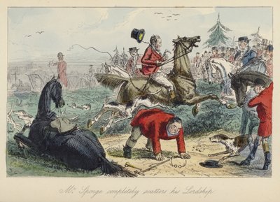 Illustrazione di John Leech per Mr Sponge