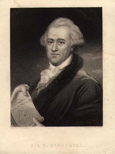 Ritratto di Sir William Herschel (1738-1822), inciso da Edward Scriven (1775-1841) da John (after) Russell
