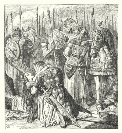 Una scorreria tartara da John (after) Tenniel