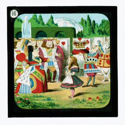 Alice nel Paese delle Meraviglie, Diapositive colorate da John (after) Tenniel