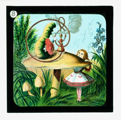 Alice nel Paese delle Meraviglie, Diapositive colorate da John (after) Tenniel