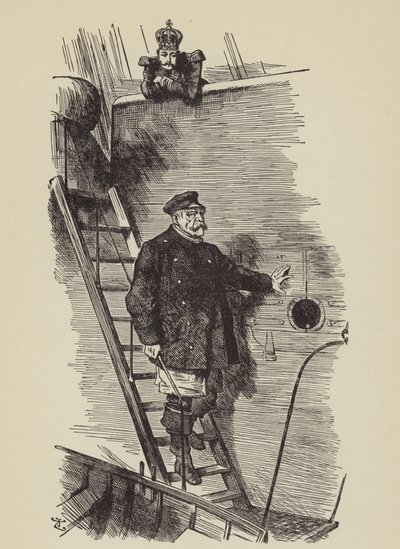 Lasciando il pilota da John (after) Tenniel