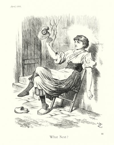 Cartone animato di Sir John Tenniel: E adesso? da John (after) Tenniel