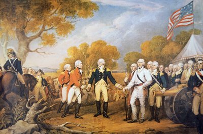 Resa del Generale Burgoyne a Saratoga, New York da John (after) Trumbull