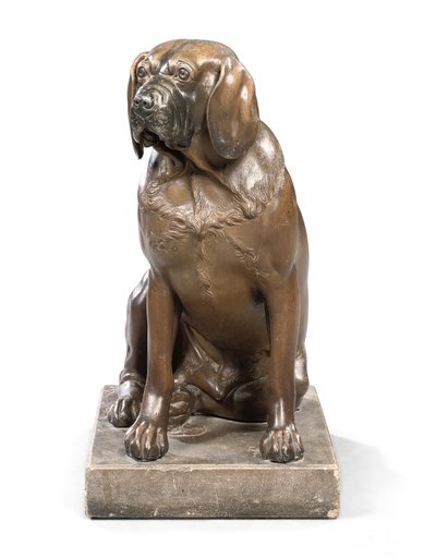Un modello di cane di Giorgio III, c.1760 da John (attr. to) Cheere