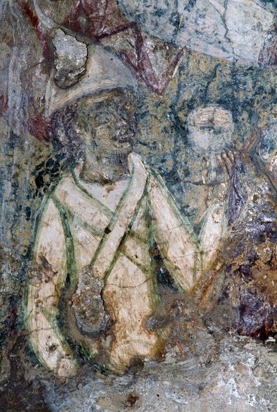 Affresco nella chiesa di Agia Anna da Walter Charles Mills