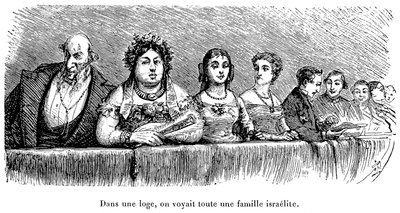 Famiglia israeliana in un palco teatrale in Russia da Walter Charles Mills