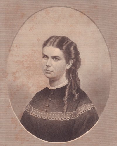 Ritratto di Ada Kinsman (1845-1871), moglie del reverendo Edward Archibald Wanless da Walter Charles Mills