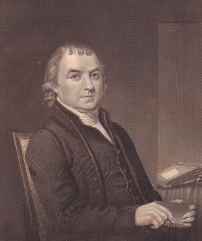 Ritratto del vescovo metodista americano William Mc Kendree (1757-1835), incisione, circa 1870 da Walter Charles Mills