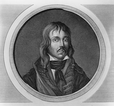 Ritratto di Francois Severin Marceau-Desgraviers (1769-1796), generale francese delle Guerre Rivoluzionarie da Walter Charles Mills