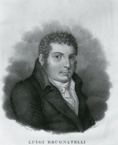 Ritratto di Luigi Valentino Brugnatelli (1761-1818), chimico italiano e inventore della galvanoplastica da Walter Charles Mills