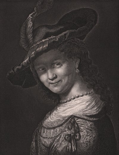 Ritratto di Saskia van Uylenburgh (1612-1642), moglie di Rembrandt da Walter Charles Mills