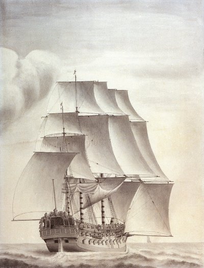 Ritratto della nave inglese 