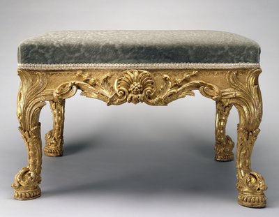 Sgabello per la Palm Room, Spencer House, Londra, c.1757 da John (attr.to) Vardy