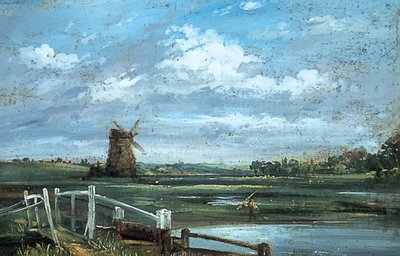 Vicino a Haddon, Derbyshire da John (manner of) Constable