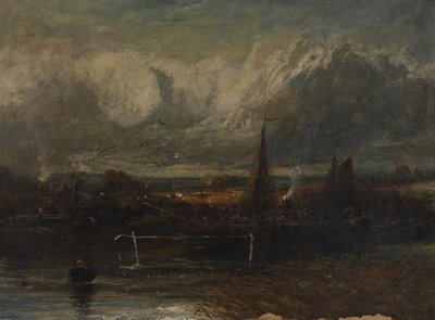 Paesaggio marino, falsificazione nello stile di John Constable da John (manner of) Constable