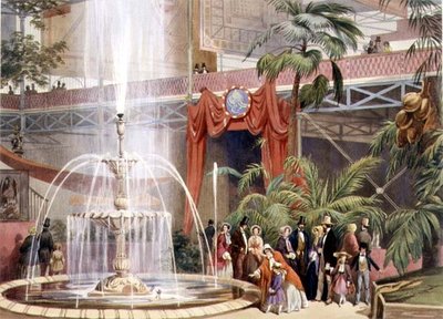 Crystal Palace, vista nel transetto nord da John Absolon