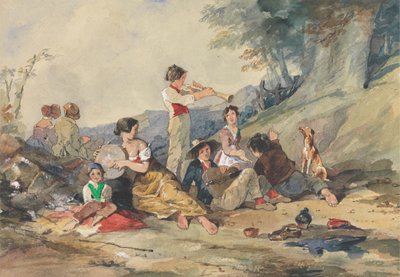 Gruppo di Contadini con Strumenti Musicali da John Absolon