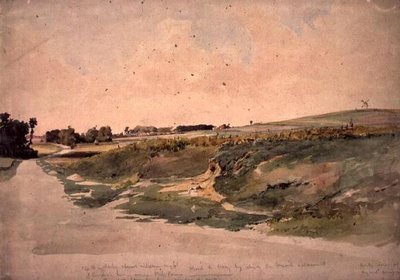 Il campo di battaglia di Crécy, 26 agosto 1346 da John Absolon