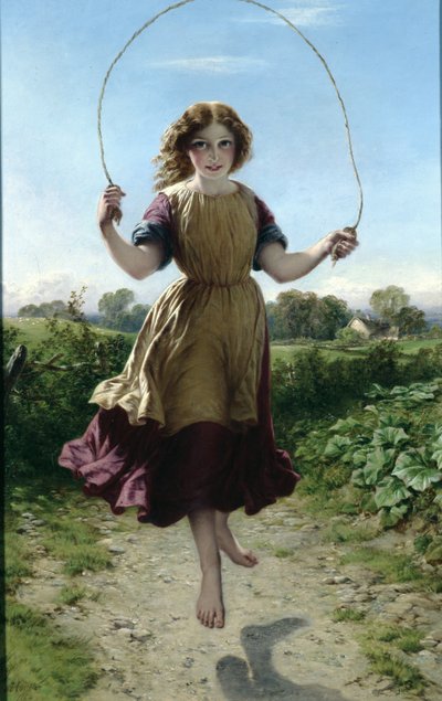 Ragazza che salta la corda, 1863 da John Adam P. Houston