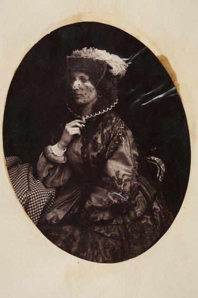 Donna con velo [Miss Godfrey] da John Adamson
