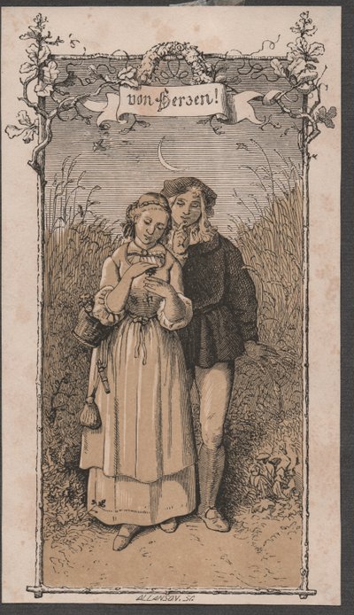 Dal cuore, ca. 1850 da John Allanson