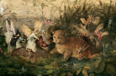 Gatto tra le fate da John Anster Fitzgerald