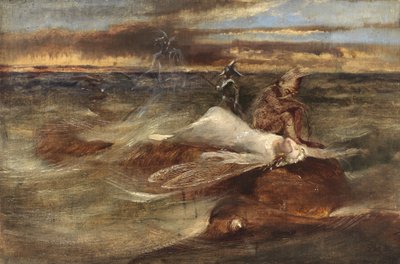 La fata e il serpente marino da John Anster Fitzgerald