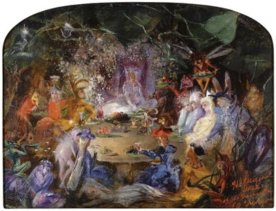 Il banchetto delle fate, c. 1858 da John Anster Fitzgerald