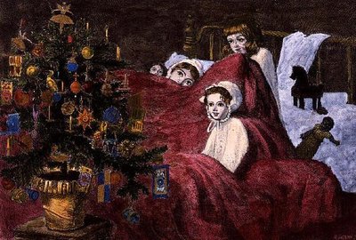 La vista privata, Illustrated London News, 23 dicembre 1865 da John Anster Fitzgerald