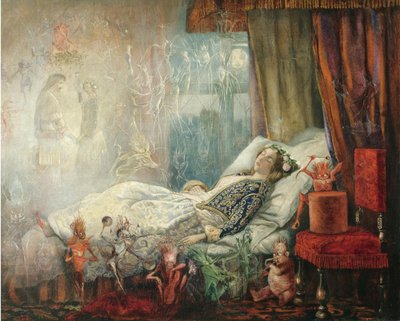 Il sogno dopo il ballo in maschera da John Anster Fitzgerald