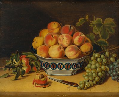 Natura Morta: Pesche e Uva da John Archibald Woodside