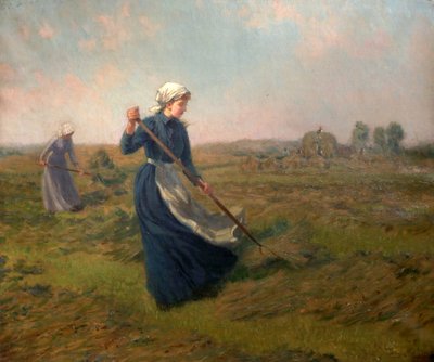 Ragazza che fa il fieno da John Arthur Black