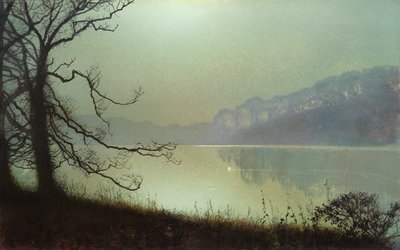 Al lago, al chiaro di luna da John Atkinson Grimshaw