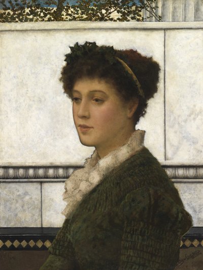 Brunetta, 1882 da John Atkinson Grimshaw