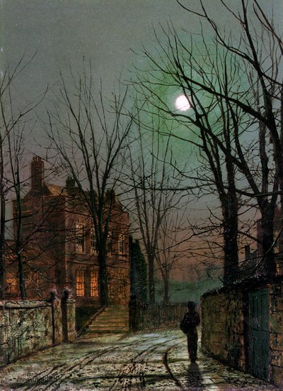 Alla luce della luna da John Atkinson Grimshaw