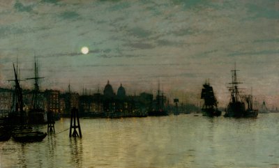 Greenwich, mezza marea da John Atkinson Grimshaw