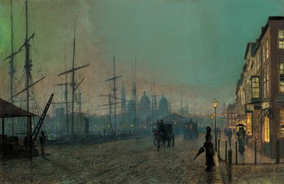 Humber Dockside, 1881 da John Atkinson Grimshaw
